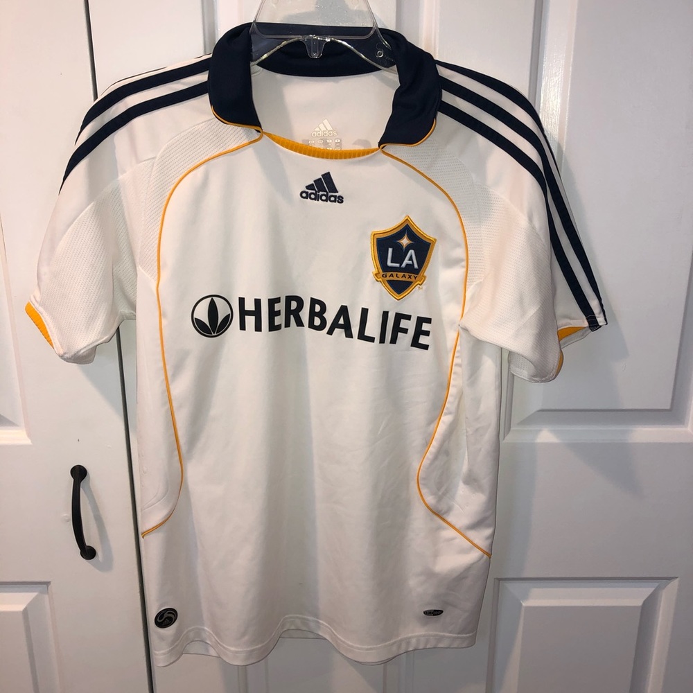 Adidas David Beckham LA Galaxy Youth Large jersey